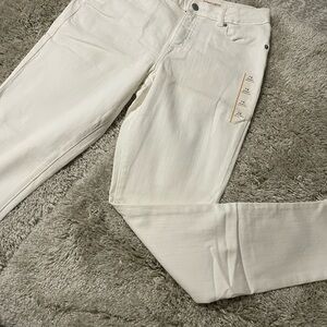 Cat & Jack Off-White Straight Leg Jeans